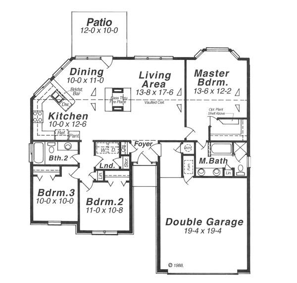 Floor Plan image of GLENLAKE House Plan